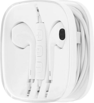 HF Earbuds Handsfree with 3.5mm Connector White