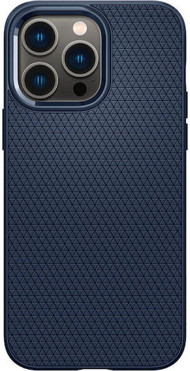 Spigen Liquid Air Umschlag Rückseite Silikon Marineblau (iPhone 14 Pro)