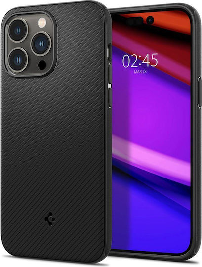 Spigen Mag Armor Back Cover Silicone Matte Black (iPhone 14 Pro)