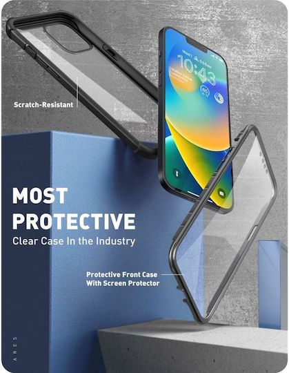 Supcase I-Blason Ares 360 Full Cover Πλαστικό 2mm Αδιάβροχο Μαύρο (iPhone 14 Plus)