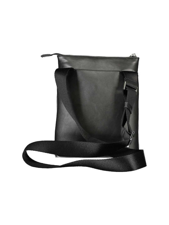 Calvin Klein Minimalism Mono Piele Geantă pentru bărbați Umăr / Crossbody Neagră