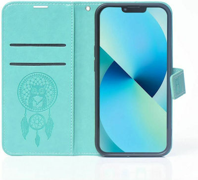 Forcell Mezzo Synthetic Leather Wallet Dreamcatcher Green (Galaxy A22 5G)