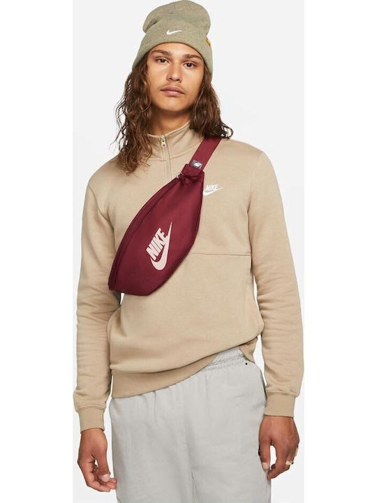 Nike Heritage Waist Bag Burgundy