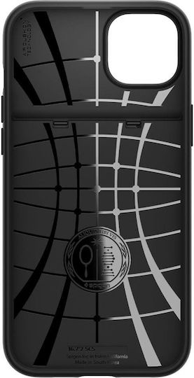 Spigen Slim Armor CS Umschlag Rückseite Kunststoff / Silikon 2mm mit Kartenhalter Schwarz (iPhone 14 Plus)