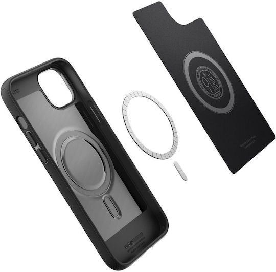 Spigen Mag Armor Umschlag Rückseite Silikon Matte Black (iPhone 14 Plus)