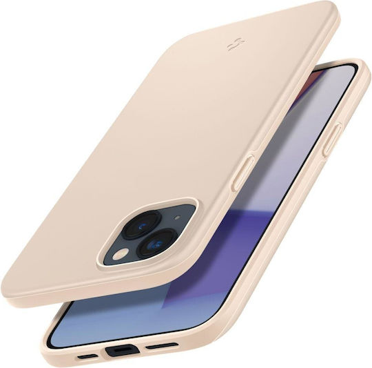 Spigen Thin Fit Back Cover Σιλικόνης 1.55mm Sand Beige (iPhone 14 Plus)