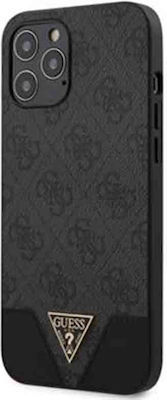 Guess Fabric Back Cover Durable Gray (iPhone 12 Pro Max)