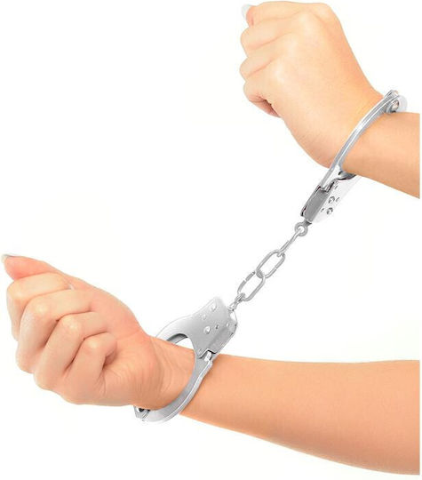 Pipedream Fetish Fantasy Series - Beginner's Metal Cuffs Белезници в Сребрист Цвят