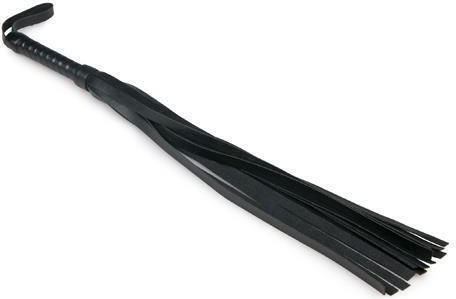 Easytoys Leather Flogger Whip Small Μαστίγιο σε Μαύρο Χρώμα