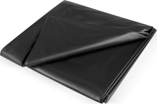 JoyDivision Wet Games Bed Sheet 180 x 220 Σεντόνι Λάτεξ σε Μαύρο Χρώμα