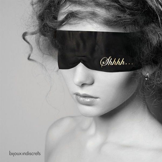 Bijoux Indiscrets Shhh Mask BDSM Μάσκα σε Μαύρο Χρώμα