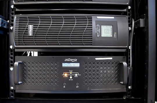 Energenie UPS-RACK-1200 Line-Interactive 1200VA 720W με 4 Πρίζες