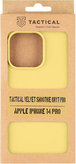 Tactical Velvet Smoothie Back Cover Silicone Banana (iPhone 14 Pro)