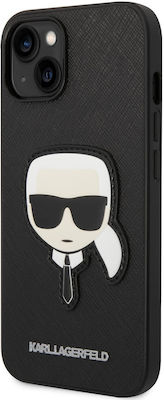 Karl Lagerfeld Karl`s Head Silicone Back Cover Black (iPhone 14 Plus)