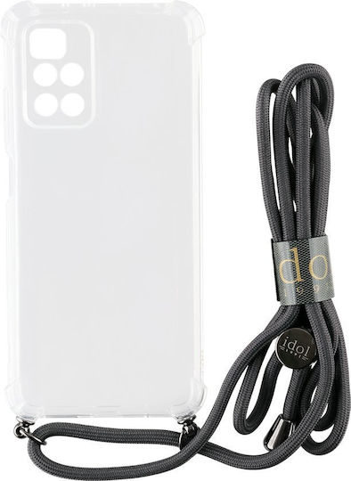 Idol 1991 Antishock Strap Camera Protection Back Cover Σιλικόνης με Λουράκι Διάφανο (Redmi Note 11 / 11S 4G)
