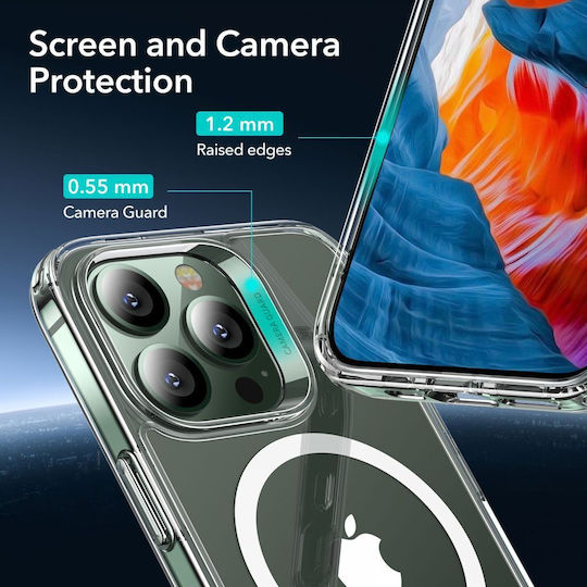 ESR CH Halolock Magsafe Back Cover Σιλικόνης 0.5mm Διάφανο (iPhone 14 Pro Max)
