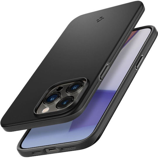 Spigen Thin Fit Back Cover Silicone 1.55mm Black (iPhone 14 Pro Max)