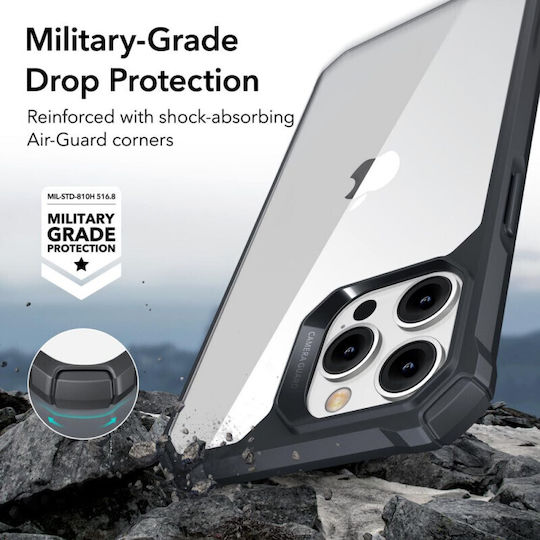 ESR Air Armor Back Cover Πλαστικό Clear/Black (iPhone 14 Pro)