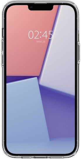 Spigen Liquid Crystal Umschlag Rückseite Silikon Transparent (iPhone 14 Plus)