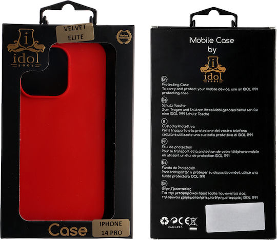 Idol 1991 Velvet Elite Back Cover Σιλικόνης Κόκκινο (iPhone 14 Pro)