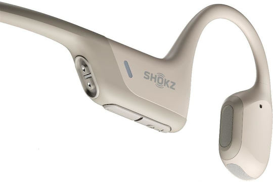 Shokz OpenRun Pro Bone Conduction Bluetooth Handsfree Earphones with Sweat Resistance Beige