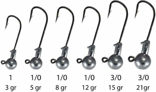 Shinka Sfera Μολυβοκεφαλή Ψαρέματος Σετ 4τμχ No1/0 12gr