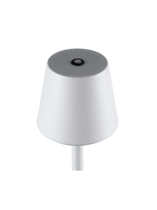 GloboStar Nega Outdoor Floor Lamp LED 2.2W with Warm White Light IP44 White