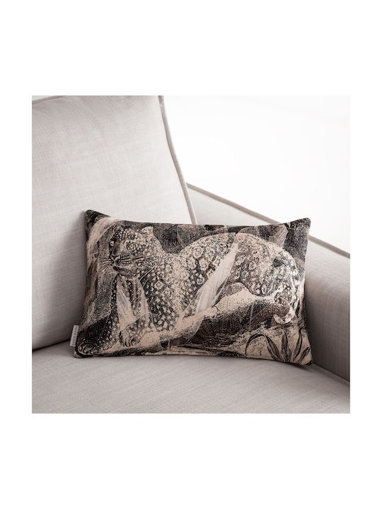 Gofis Home Dekorativer Kissenbezug Nahla 340 Braun 30x45cm