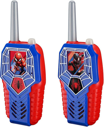 eKids Spiderman Walkie Talkies Μπλε-Κόκκινο για 3+ Ετών 2τμχ