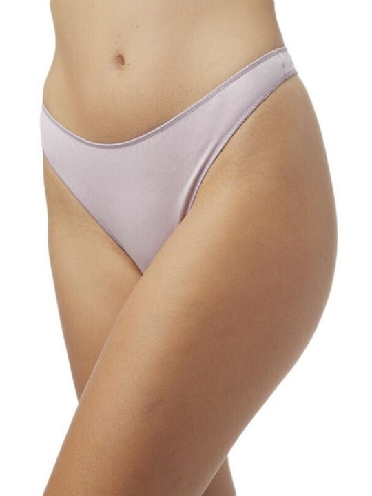 Modal Fimelle Women's String 2Pack Purple