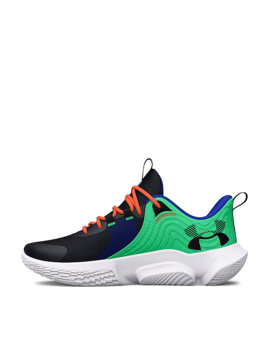 Flow Futr X 2 Low Basketball Shoes Black / Antifreeze