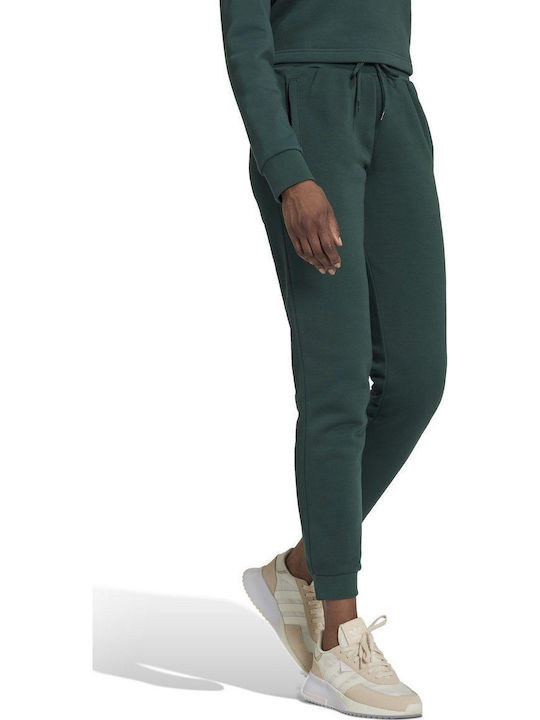 Adicolor Essentials Παντελόνι Φόρμας με Λάστιχο Fleece Πράσινο