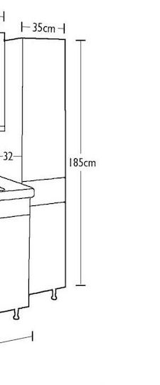Mabo Apia Waschtisch mit Waschbecken Mattlack L70xB45xH87cm Weiß