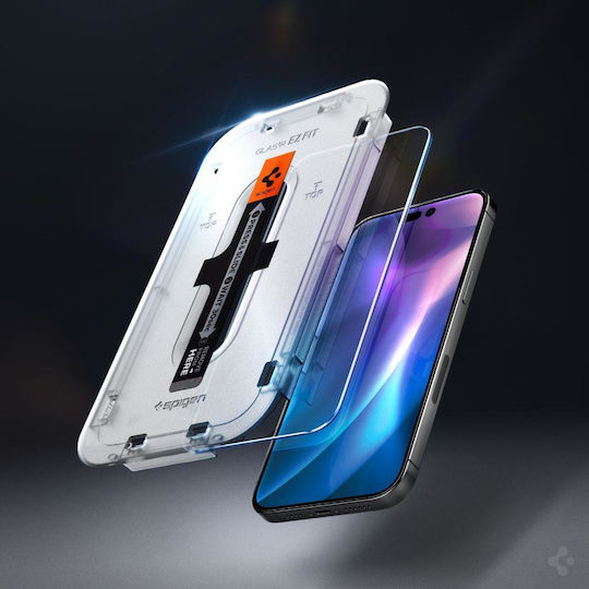 Spigen EZ FIT GLAS.tR Full Face Tempered Glass 2pcs (iPhone 14 Pro)