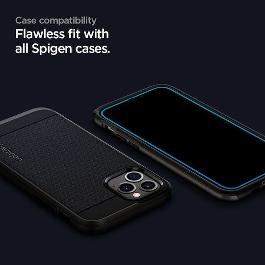 Spigen GLAS.tR Slim Vollflächig gehärtetes Glas (iPhone 14 Pro Max)