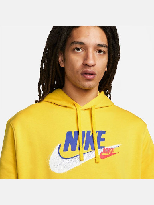 Sportswear Standard Issue Sweatshirt With Hood Yellow