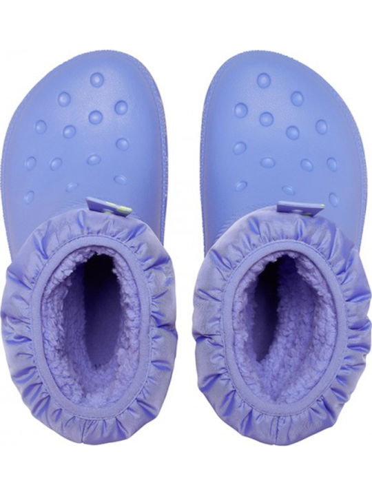 Classic Neo Puff Kids Snow Boots Purple