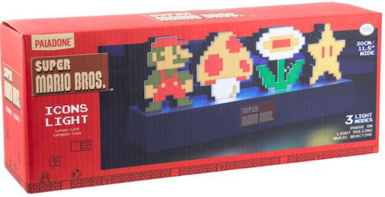 Paladone Kids Decorative Lamp Super Mario Bros Multicolour 30εκ.