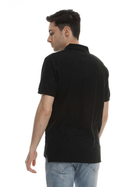 Frank Tailor Men's T-shirt Polo Black