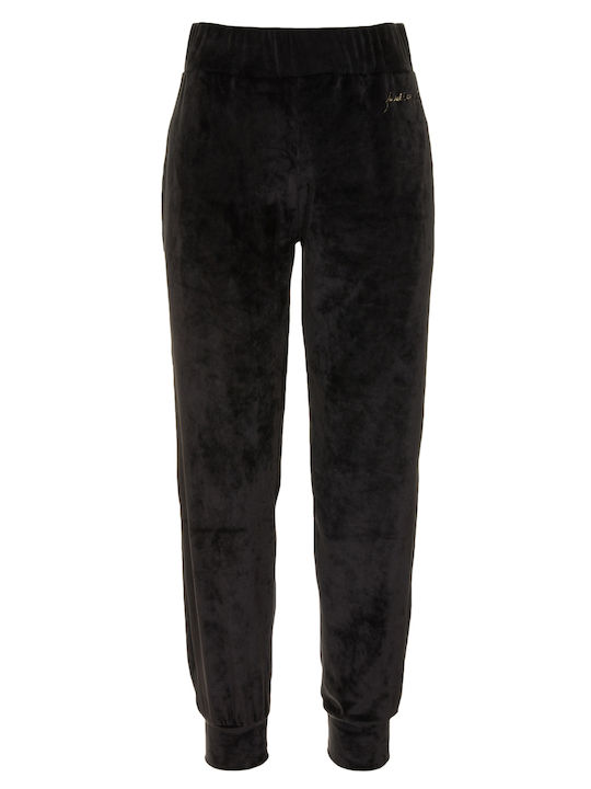 Sweatpants Jogger Velvet Black