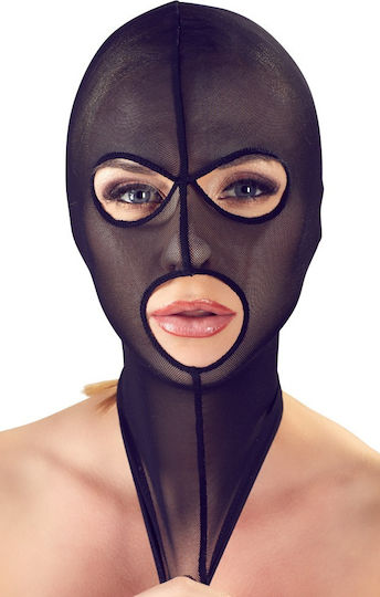 You2Toys Bad Kitty Head Mask Halbtransparent BDSM Maske in Schwarz Farbe
