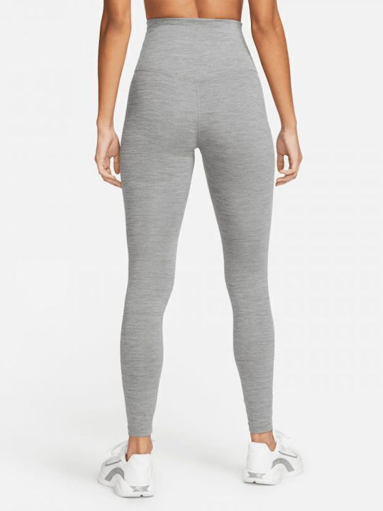 One Women's Long Running Legging High Waisted Dri-Fit Gray