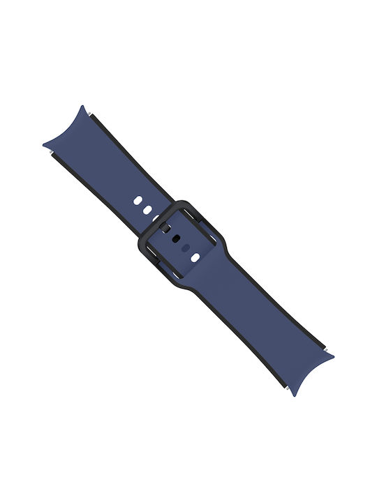 Samsung Twotone Sport Band Λουράκι Σιλικόνης Navy Μπλε (Galaxy Watch4/5/6/7/FE/4 Classic/6 Classic/5 Pro)