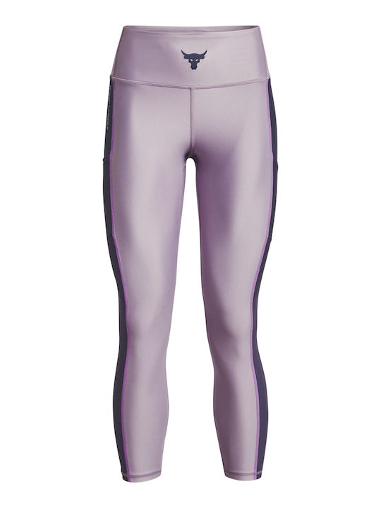 Training Damen Gekürzte Formendefinition Leggings Lila