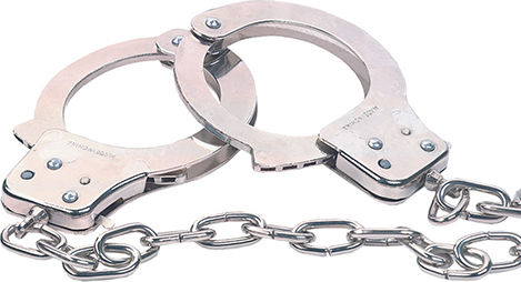 Nanma Chrome Hand Cuffs with Key Cătușe în Culoare Argintiu