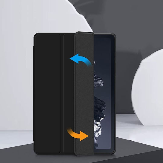 Tech-Protect HYBRID Flip Cover Μαύρη (Galaxy Tab S6 Lite 10.4)
