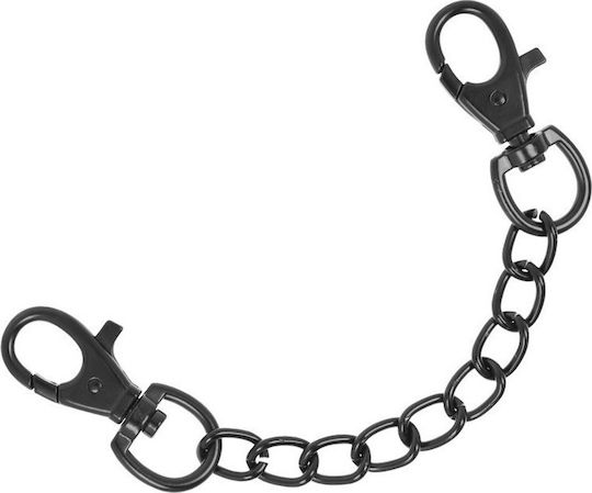 Fetish Submissive Origin Handcuffs Vegan Leather Χειροπέδες σε Καφέ Χρώμα