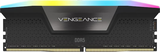Corsair Vengeance RGB 32GB DDR5 RAM cu 2 module (2x16GB) și Viteză