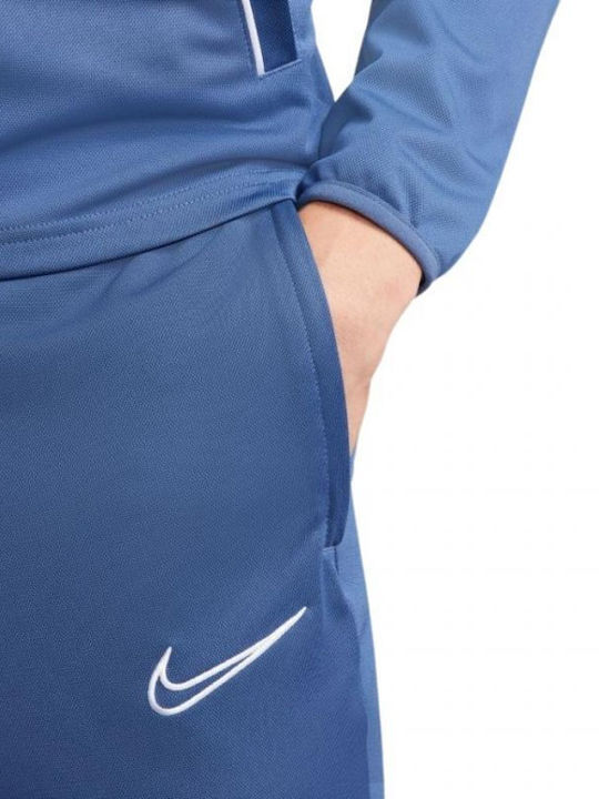 Academy 21 Football Tracksuit Dri-Fit Glossy with Elastic Blue