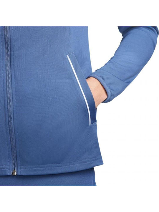 Academy 21 Football Tracksuit Dri-Fit Glossy with Elastic Blue